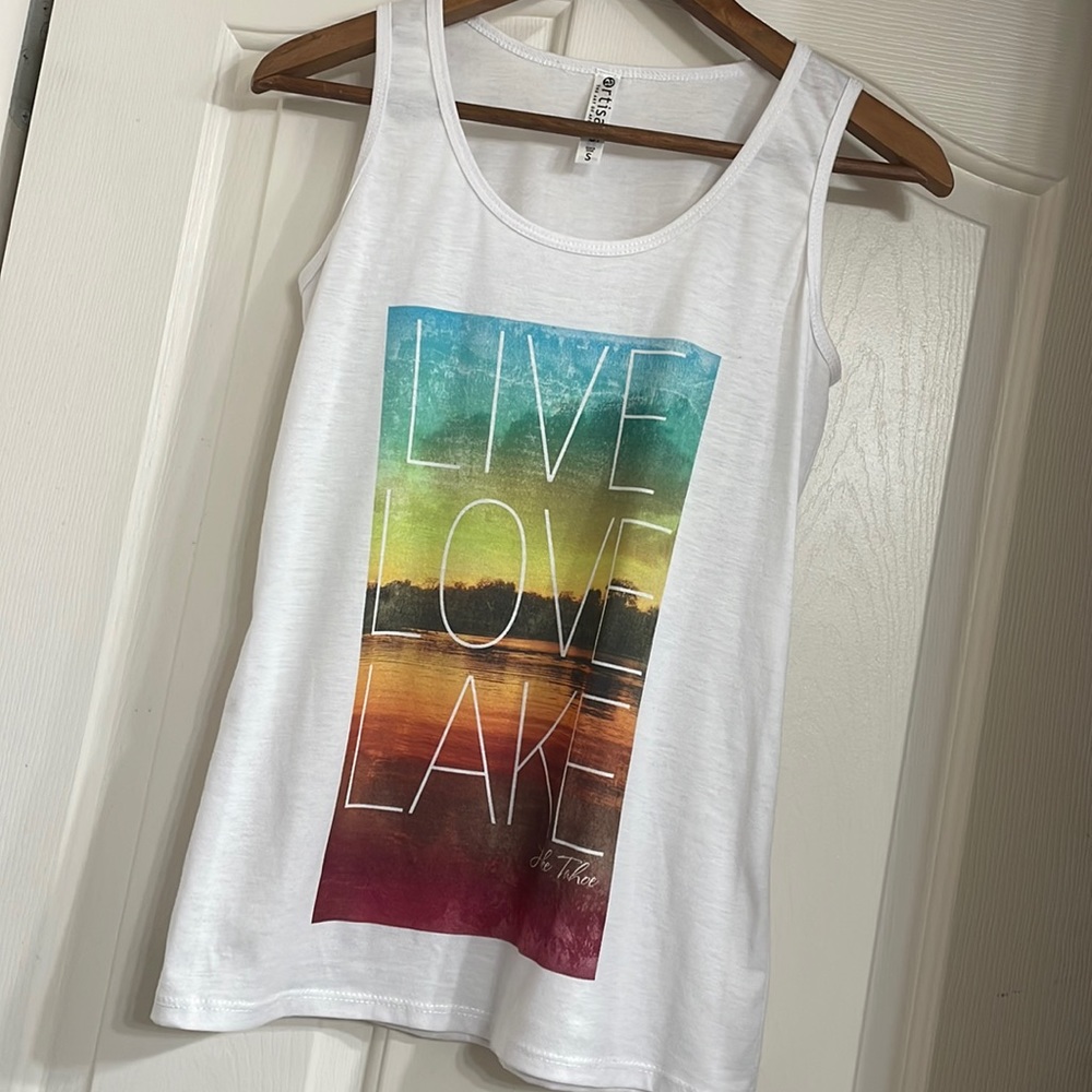 Live Love Lake Lake Tahoe Tank Women’s Small